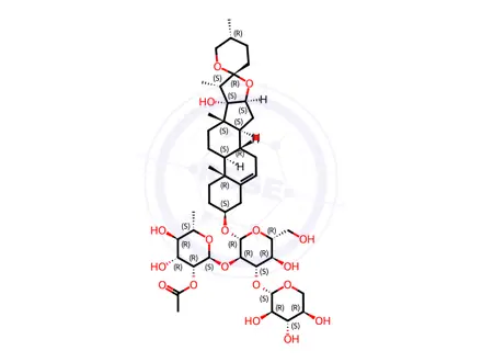 Chemical structure of Deacetyl ophiopojaponin A