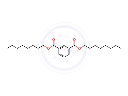 Chemical structure of Di-n-octyl isophthalate