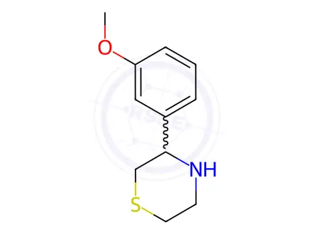Chemical structure of 3-(3-Methoxyphenyl)thiomorpholine
