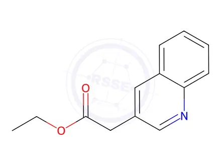 Chemical structure of ethyl 2-(quinolin-3-yl)acetate