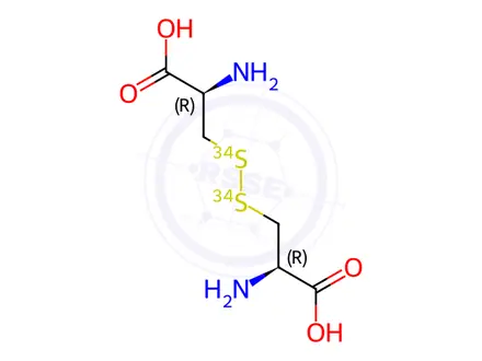 Chemical structure of L-Cystine-S34