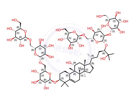 Chemical structure of Mogroside VI A