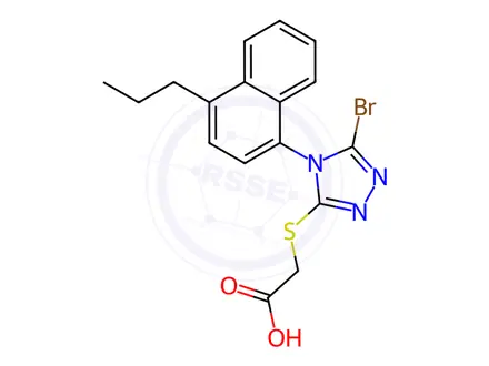 Chemical structure of Lesinurad Impurity 63