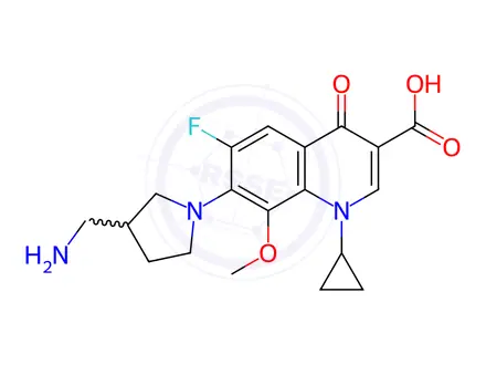 Chemical structure of Lascufloxacin Impurity 160
