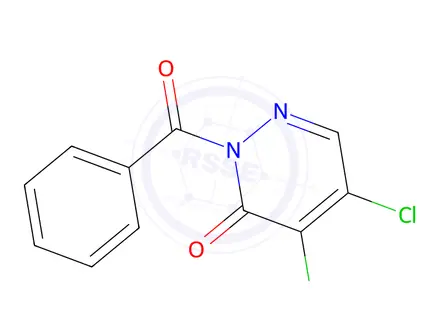 Chemical structure of 2-benzoyl-4,5-dichloro-pyridazin-3-one