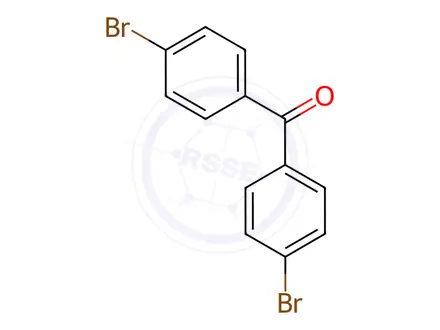 Chemical structure of 4,4′-Dibromobenzophenone