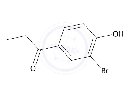 Chemical structure of 1-(3-Bromo-4-hydroxyphenyl)propan-1-one