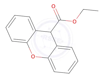 Chemical structure of Ethyl 9H-xanthene-9-carboxylate