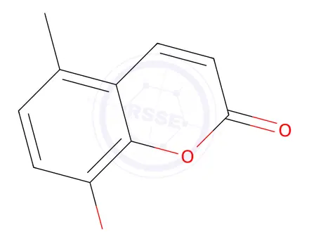 Chemical structure of 5-Methyl-8-hydroxycoumarin