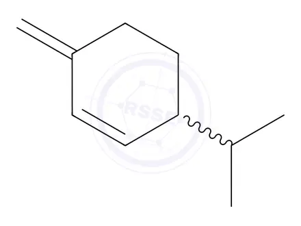 Chemical structure of β-Phellandrene (stabilized with 0.1% Hydroquinone)
