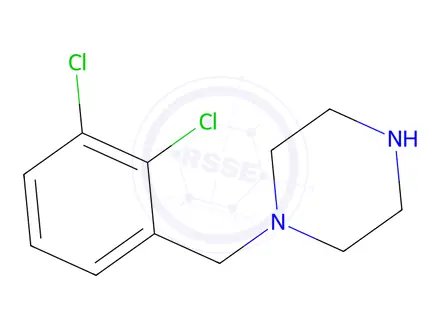 Chemical structure of 1-(2,3-Dichlorobenzyl)piperazine