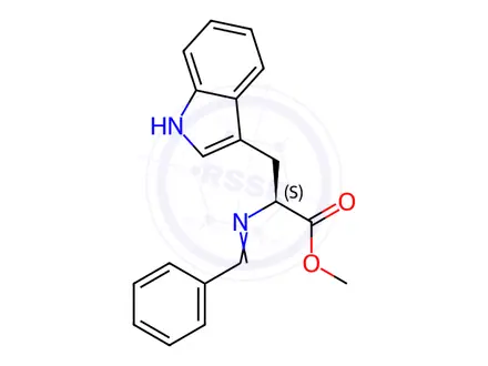 Chemical structure of D,L-Tryptophan Methyl Ester Benzaldimine