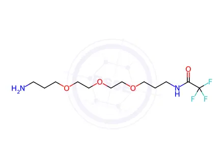 Chemical structure of N-[3-[2-[2-(3-aminopropoxy)ethoxy]ethoxy]propyl]-2,2,2-trifluoro-