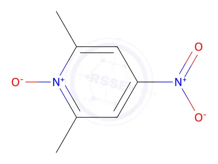 Chemical structure of 2,6-Dimethyl-4-nitropyridin-1-ium-1-olate