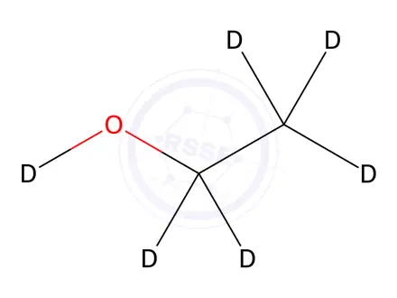 Chemical structure of Ethanol D6