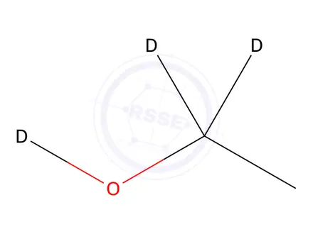 Chemical structure of Ethyl-1,1-d2 Alcohol-OD