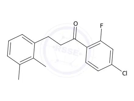 Chemical structure of 1-(4-Chloro-2-fluorophenyl)-3-(2,3-dimethylphenyl)propan-1-one