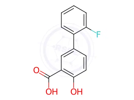 Chemical structure of Diflunisal Impurity 17