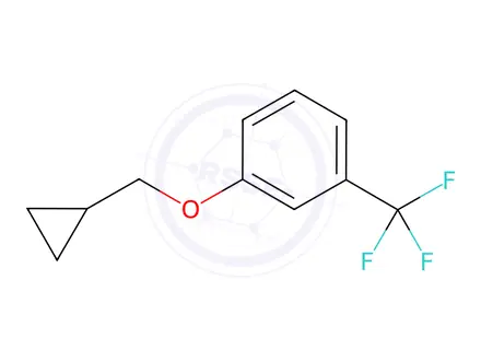 Chemical structure of 1-(Cyclopropylmethoxy)-3-(trifluoromethyl)benzene
