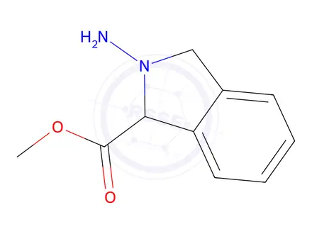 Chemical structure of Methyl 2-aminoisoindoline-1-carboxylate