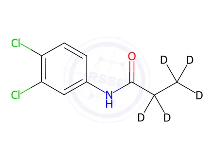 Chemical structure of Propanil-d5