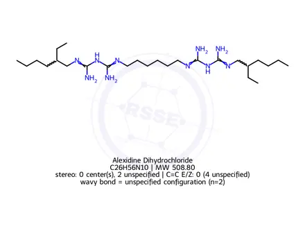 Chemical structure of Alexidine Monomer