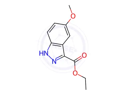 Chemical structure of Ethyl 5-methoxy-1H-indazole-3-carboxylate