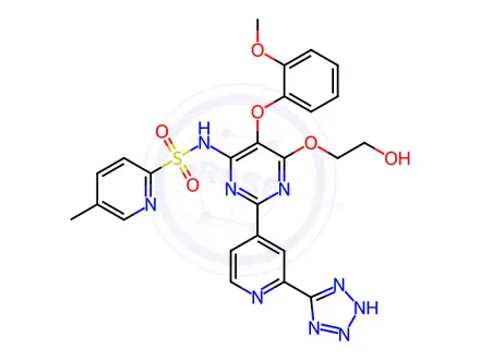 Chemical structure of Clazosentan