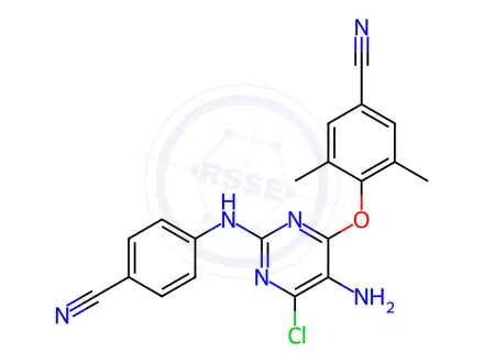 Chemical structure of Etravirine Impurity 15