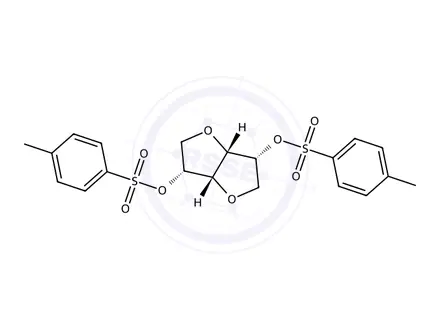 Chemical structure of (3R,3aS,6R,6aS)-hexahydrofuro[3,2-b]furan-3,6-diyl bis(4-methylbenzenesulfonate)