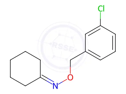 Chemical structure of N-[(3-Chlorophenyl)methoxy]cyclohexanimine