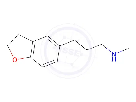 Chemical structure of 3-(2,3-Dihydrobenzofuran-5-yl)-N-methylpropan-1-amine
