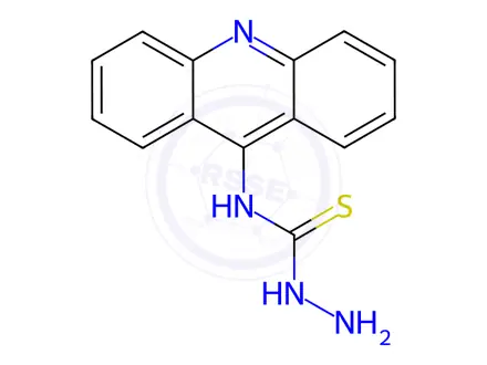 Chemical structure of N-(Acridin-9-yl)hydrazinecarbothioamide