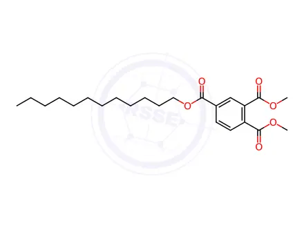 Chemical structure of 1,2,4-Benzenetricarboxylic acid 4-dodecyl 1,2-dimethyl ester
