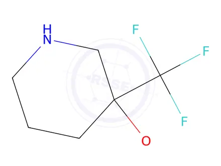 Chemical structure of 3-Methoxy-3-(trifluoromethyl)piperidine