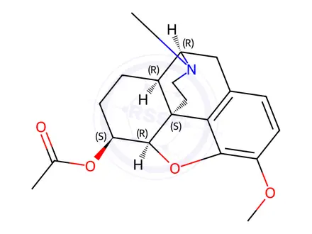 Chemical structure of Acetyldihydrocodeine