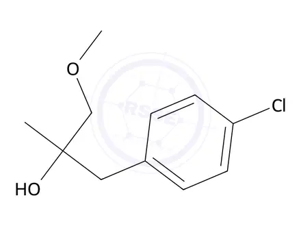 Chemical structure of 1-(4-Chlorophenyl)-3-methoxy-2-methylpropan-2-ol