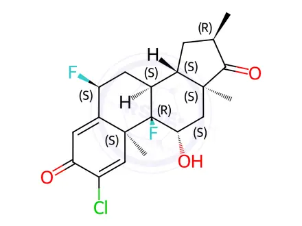 Chemical structure of Halometasone Impurity 19