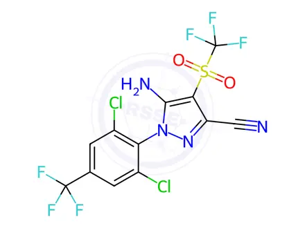 Chemical structure of Fipronil Impurity 3