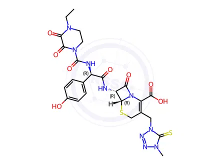 Chemical structure of Cefoperazone EP Impurity B