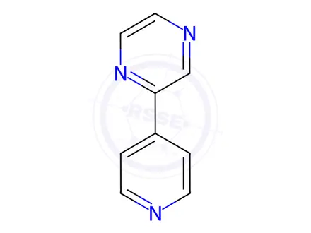 Chemical structure of 2-(4-Pyridyl)pyrazine