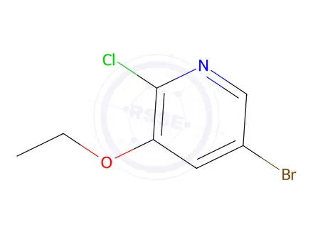 Chemical structure of 5-Bromo-2-chloro-3-ethoxypyridine