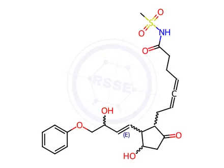 Chemical structure of Sulprostone Impurity 10
