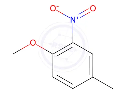 Chemical structure of 4-Methyl-2-Nitroanisole