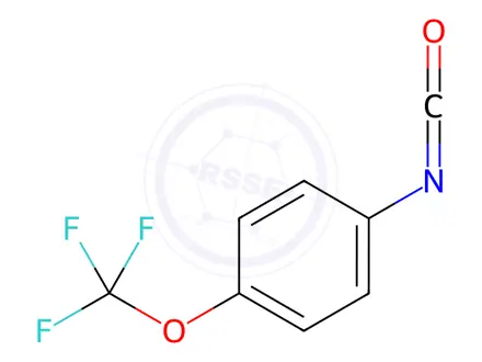 Chemical structure of 4-(Trifluoromethoxy)phenyl Isocyanate