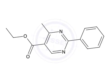 Chemical structure of 4-Methylphenethyl pyrimidine-5-carboxylate