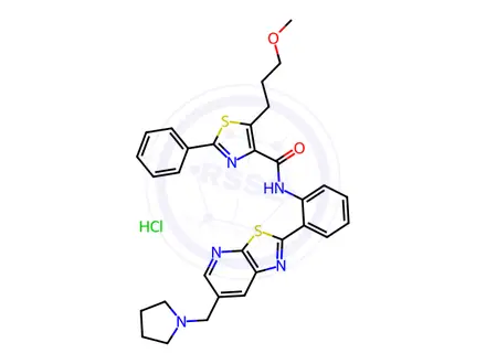 Chemical structure of SRT3025 Hydrochloride