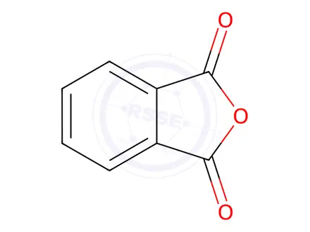 Chemical structure of Phthalic anhydride