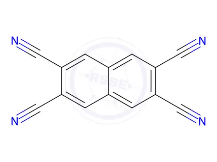Chemical structure of 2,3,6,7-Naphthalenetetracarbonitrile
