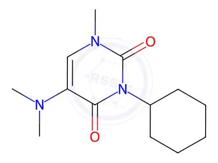 Chemical structure of Uracil Impurity 39